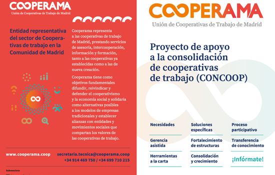 Folleto informativo proyecto de apoyo a la consolidación de cooperativas de trabajo